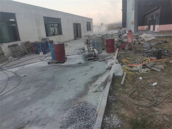王五镇厂房地基下沉注浆加固水泥水玻璃双液浆
